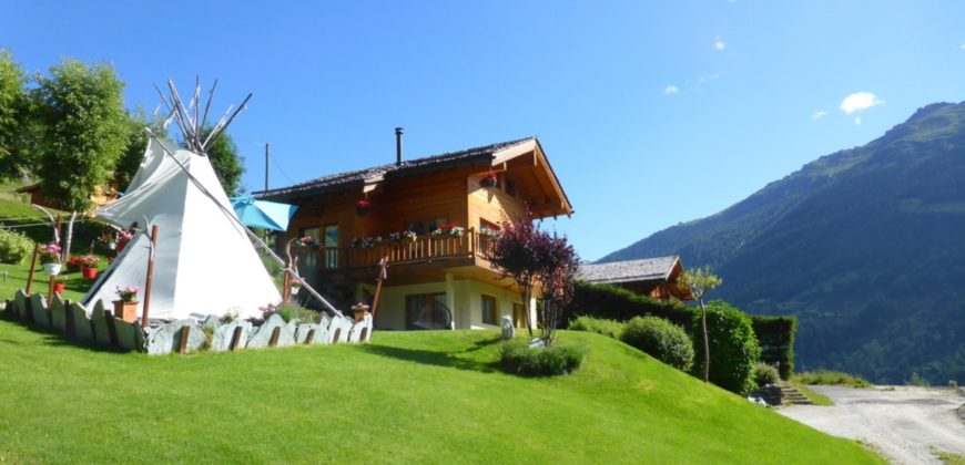 Chalet au milieu des fleurs à 3 min de Grimentz