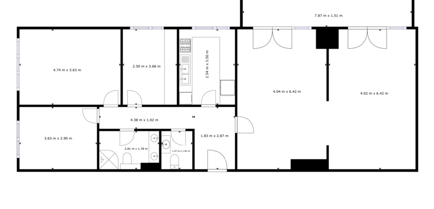 Spacieux et lumineux 4.5 pièces de 128 m² à deux pas de la gare de Sion !