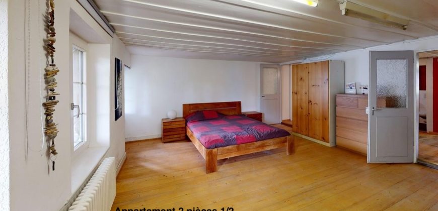 Corps de Ferme avec 3 appartements 2 granges et 3 garages fermés