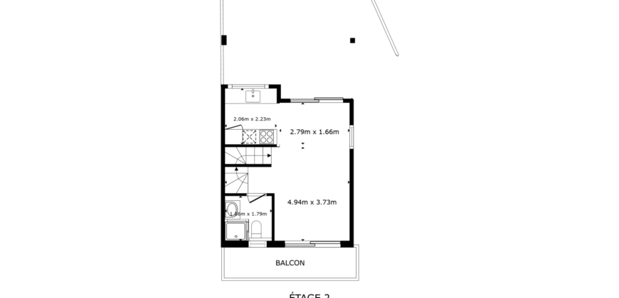 Charmante villa mitoyenne 3 pièces 1/2 de 110 m2 au coeur des vignes