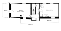 Charmante maison villageoise 5 pces 1/2 de 207 m2 nets avec son atelier au cœur du vieux village de Saxon