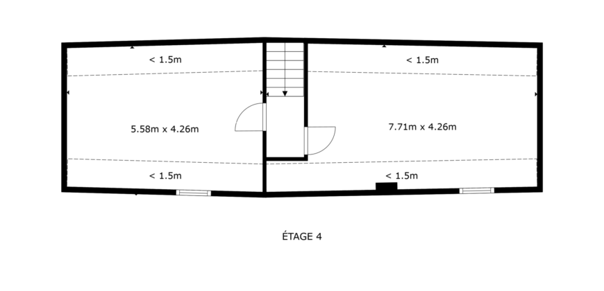Charmante maison villageoise 5 pces 1/2 de 207 m2 nets avec son atelier au cœur du vieux village de Saxon