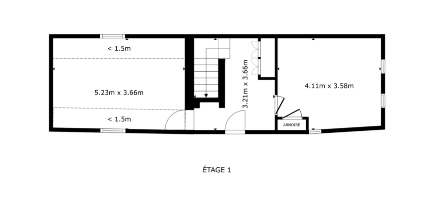 Charmante maison villageoise 5 pces 1/2 de 207 m2 nets avec son atelier au cœur du vieux village de Saxon