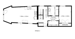 Charmante maison villageoise 5 pces 1/2 de 207 m2 nets avec son atelier au cœur du vieux village de Saxon