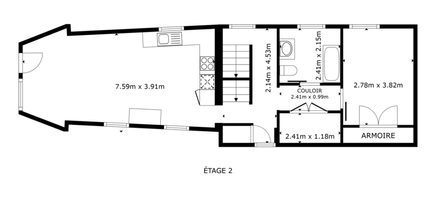 Charmante maison villageoise 5 pces 1/2 de 207 m2 nets avec son atelier au cœur du vieux village de Saxon