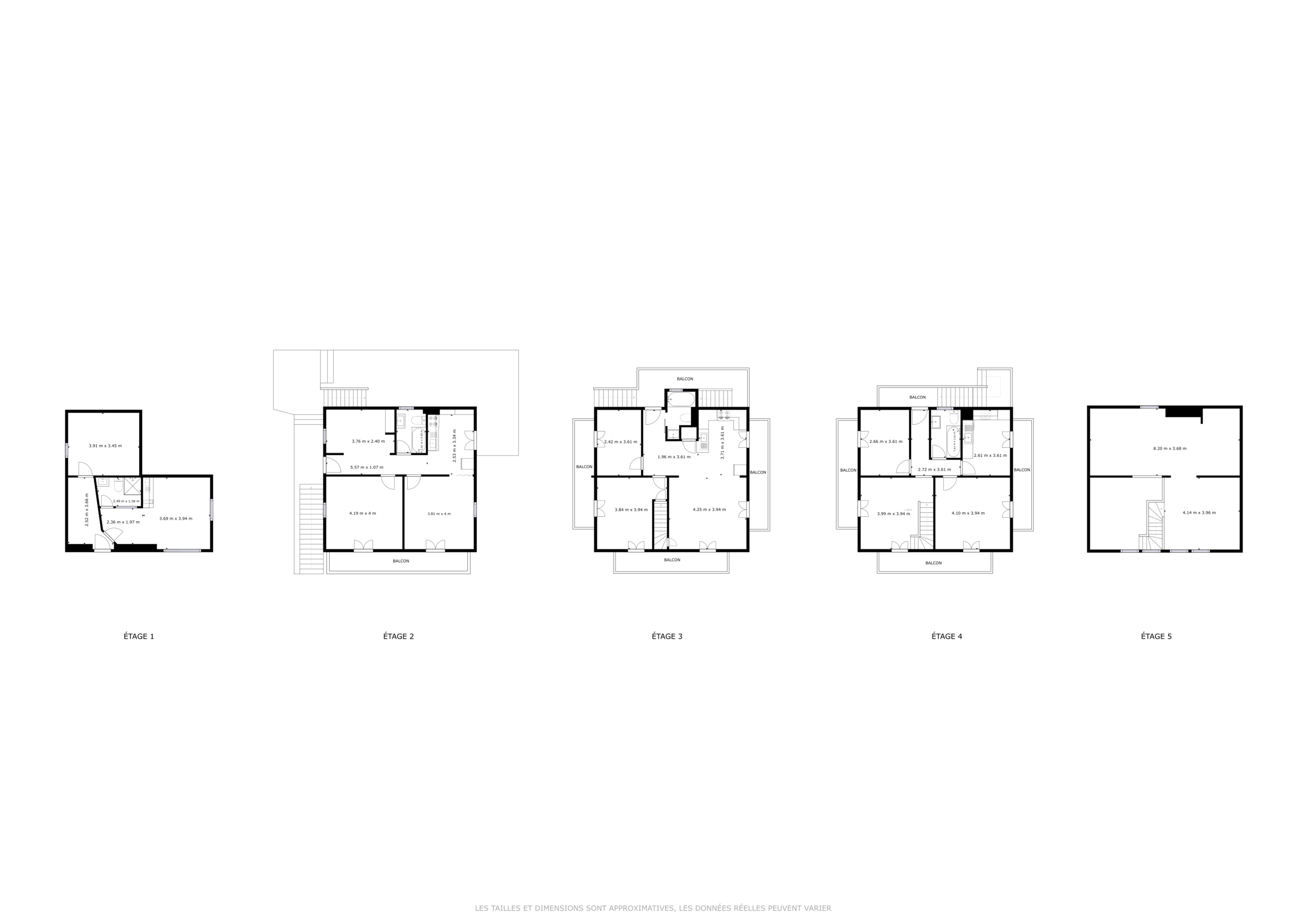 Petit immeuble locatif de 3 appartements et 1 studio personnalisable