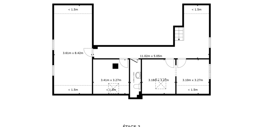 Maison individuelle 6 pièces 1/2 avec un atelier et une vue extraordinaire