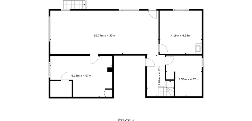 Maison individuelle 6 pièces 1/2 avec un atelier et une vue extraordinaire