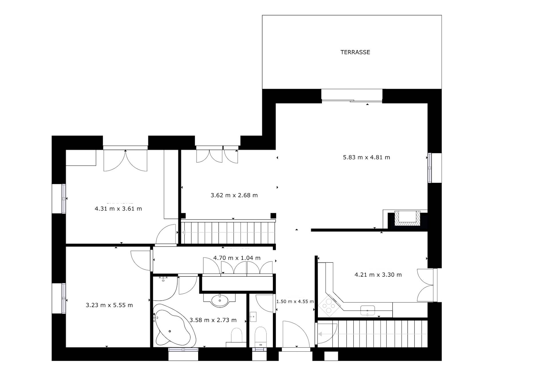 Splendide villa individuelle de 6 pièces ½ sur 3 niveaux