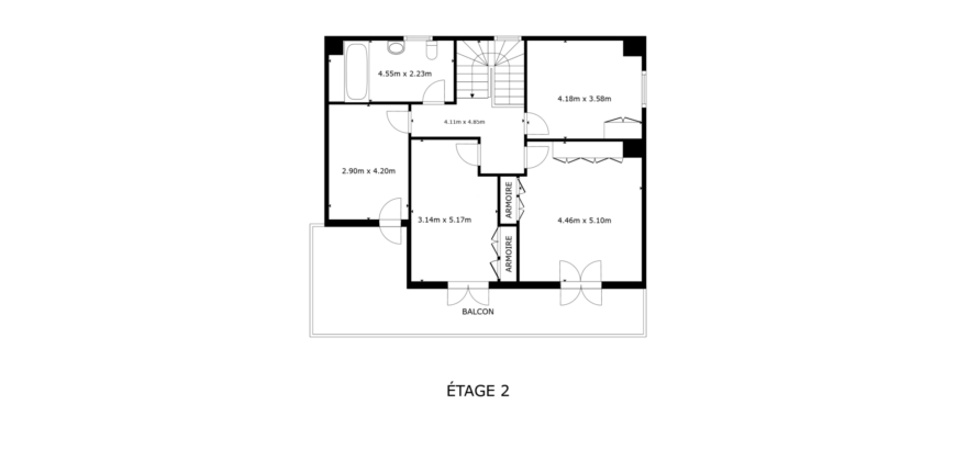 Maison individuelle 5 pièces ½ de 224 m2 nets sur parcelles de 1693 m2