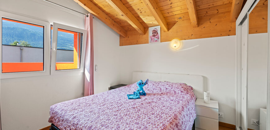 Charmante villa 4 pièces ½ de 130 m2 nets à Vétroz sur parcelle de 463 m2