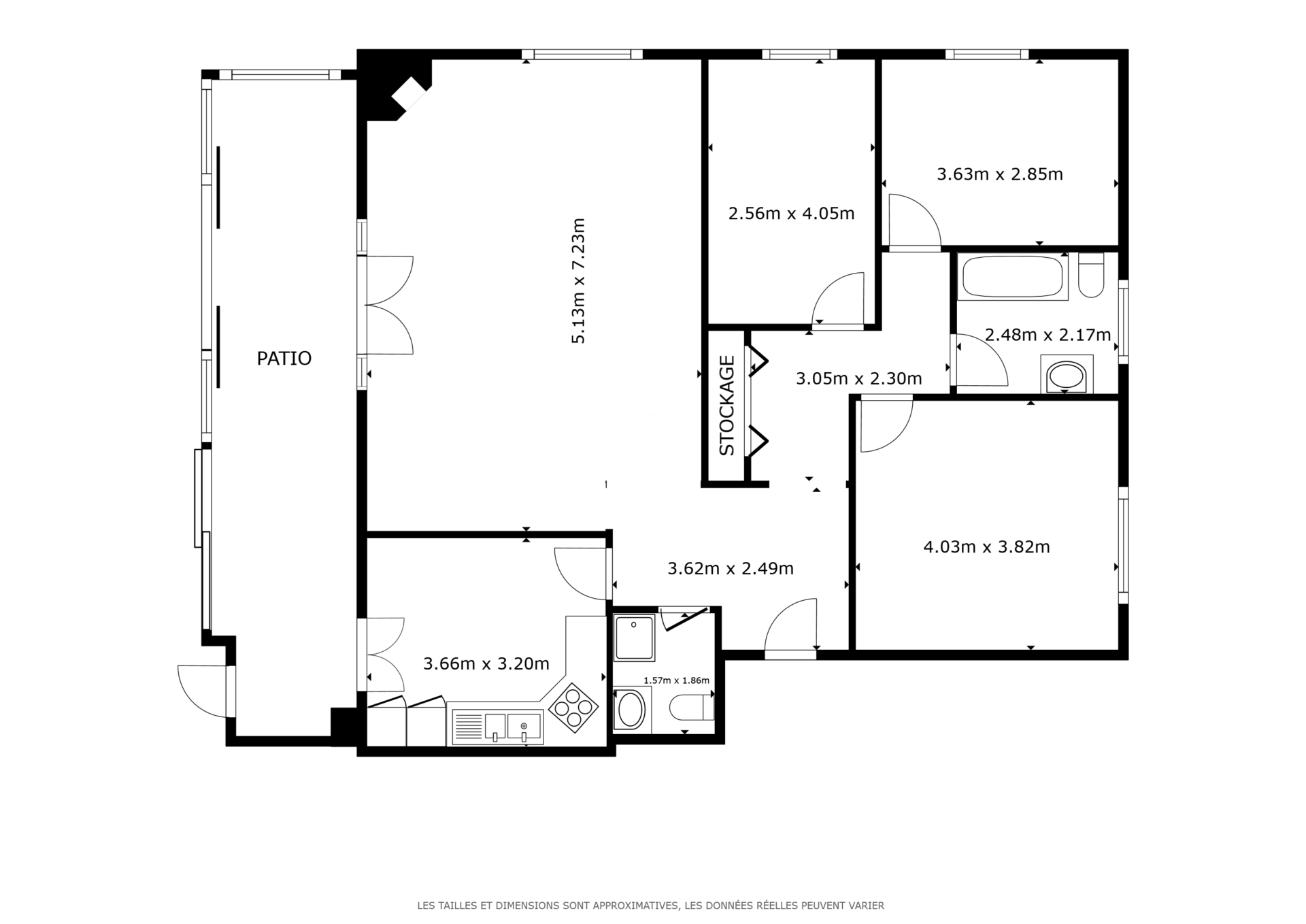 SPACIEUX REZ-DE-JARDIN 4 PIECES 1/2 DE 165 M2 PONDERES A CONTHEY